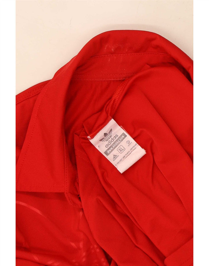 Adidas Mens Graphic Polo Shirt XL Red