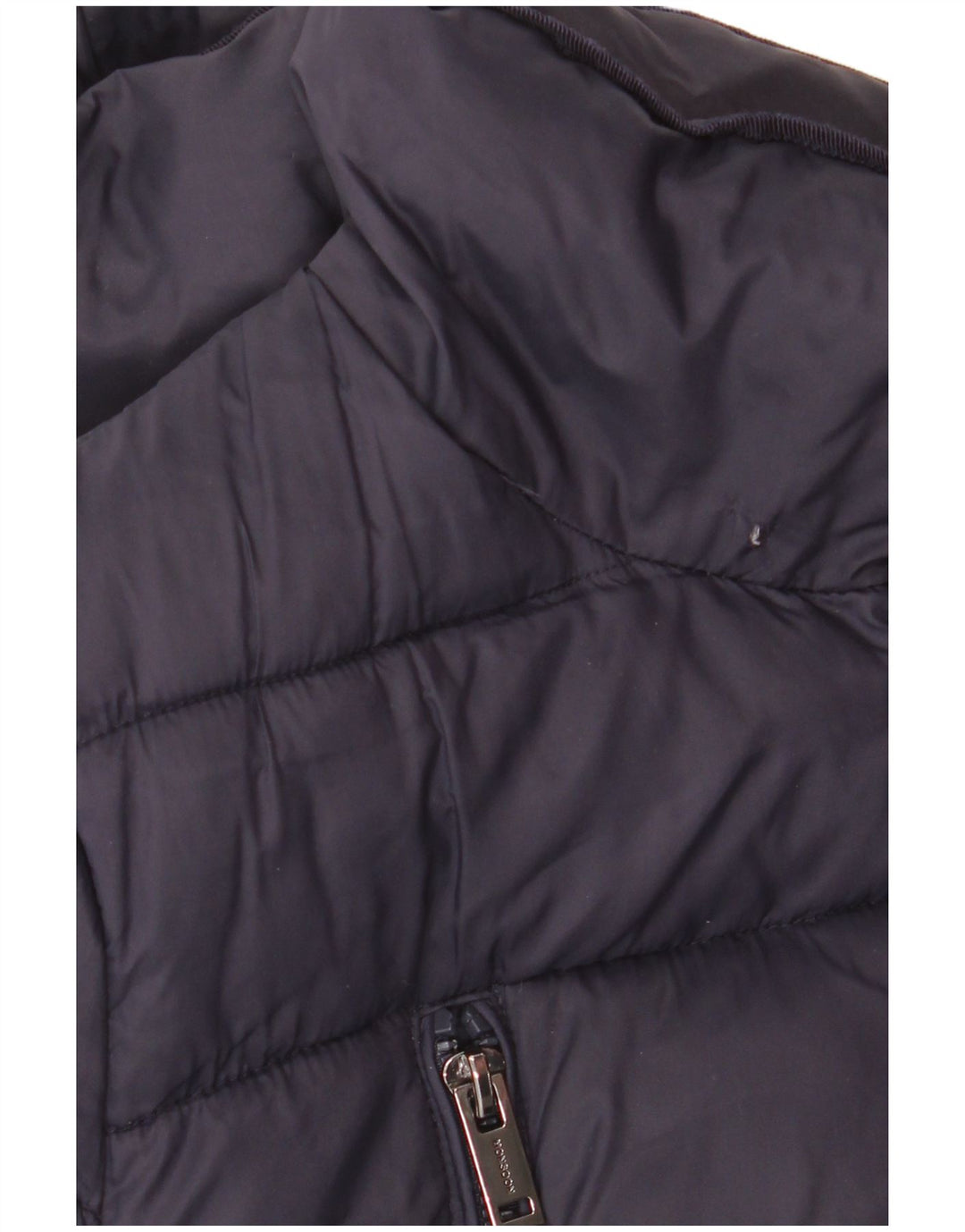 Monsoon Womens Padded Coat UK 14 Medium Navy Blue Nylon