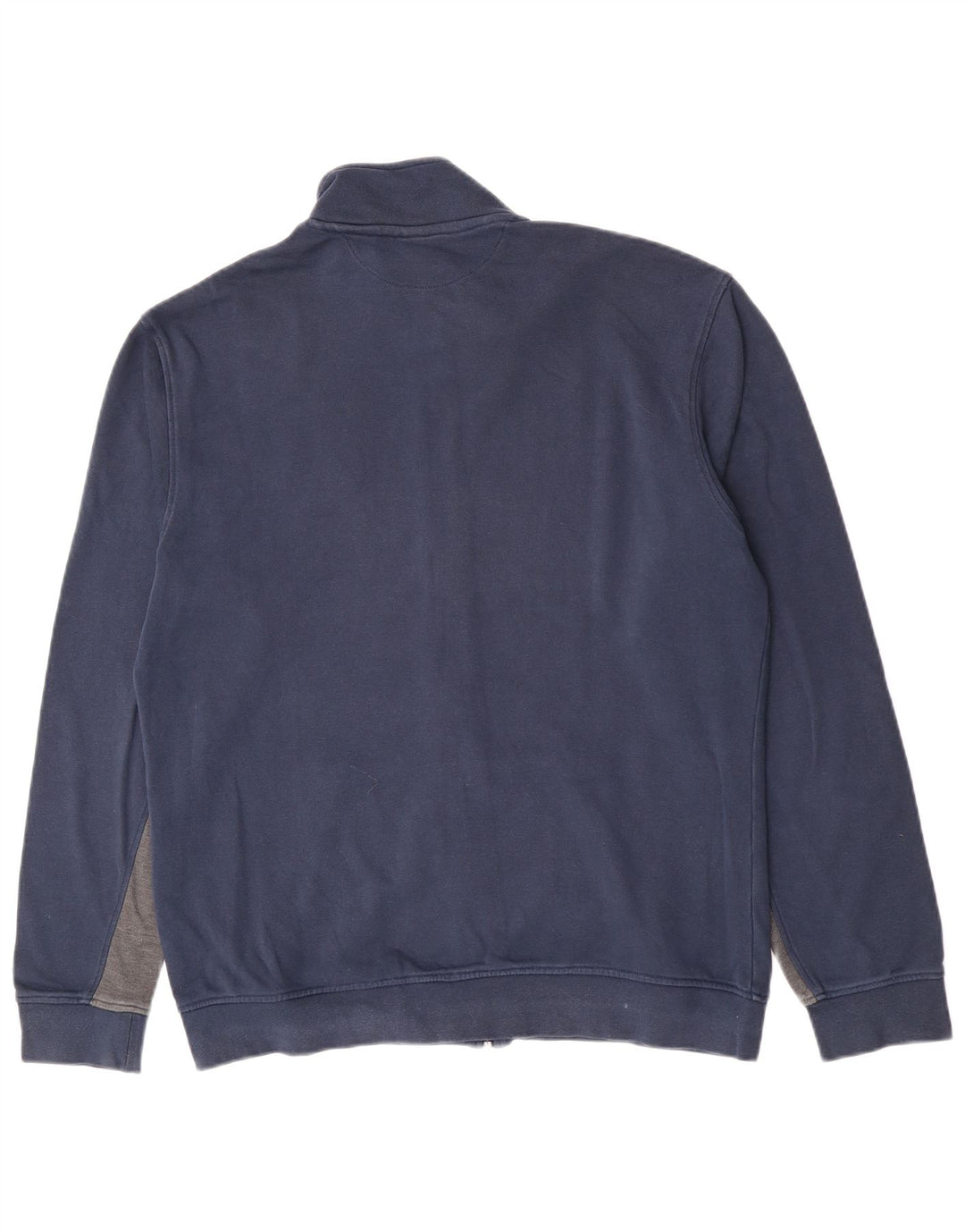Arena Mens Graphic Tracksuit Top Jacket XL Navy Blue Colourblock
