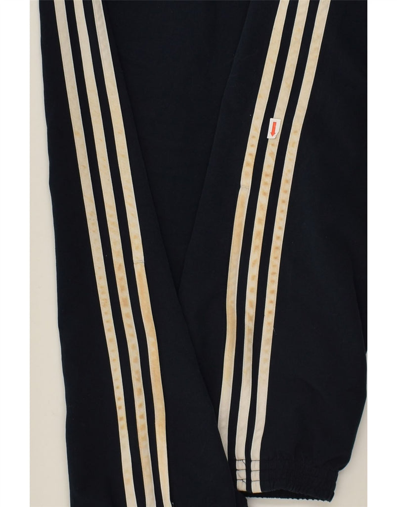 ADIDAS Mens Tracksuit Trousers Joggers Large Navy Blue Polyester | Vintage Adidas | Thrift | Second-Hand Adidas | Used Clothing | Messina Hembry 