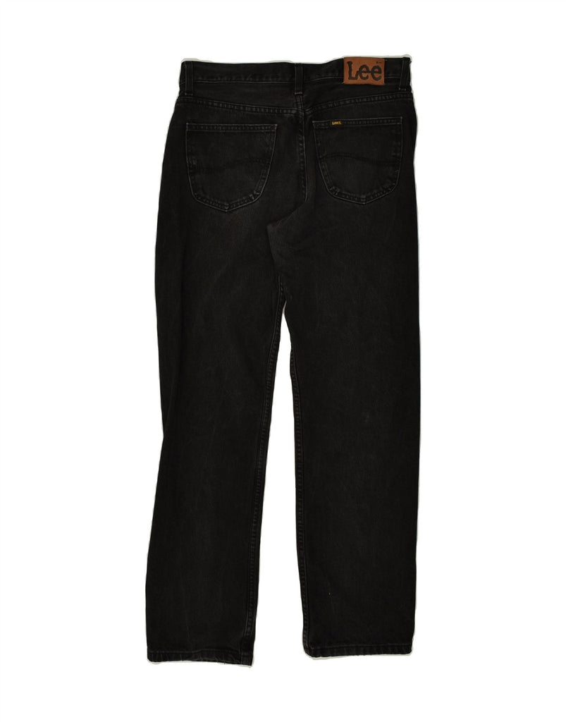 LEE Mens Straight Jeans W34 L34 Black Cotton | Vintage Lee | Thrift | Second-Hand Lee | Used Clothing | Messina Hembry 