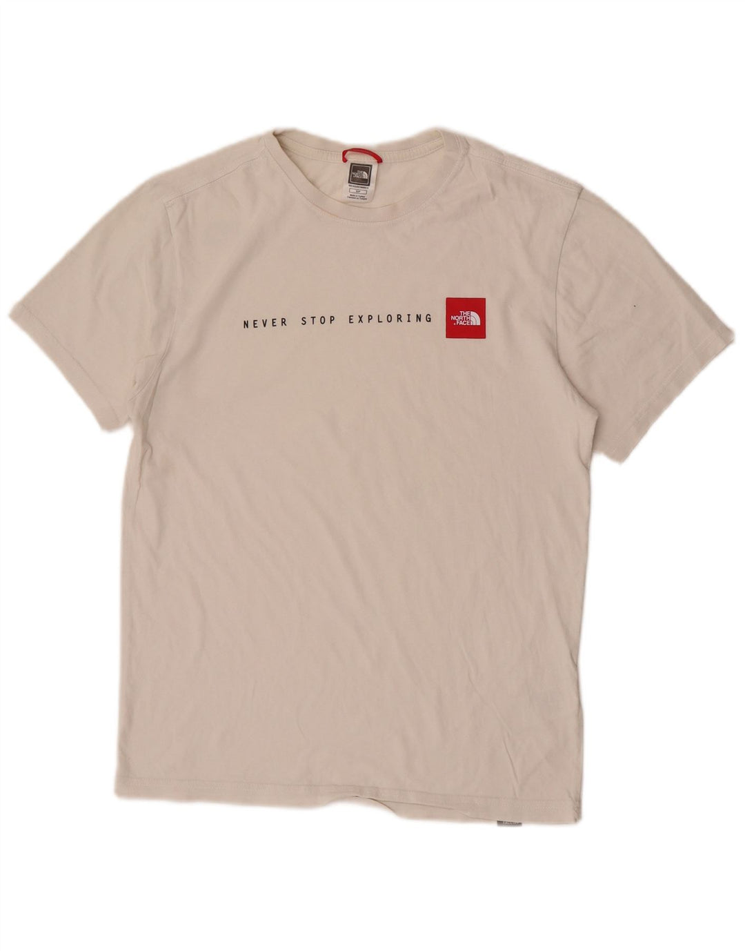 The North Face Mens Graphic T-Shirt Top Small White Cotton
