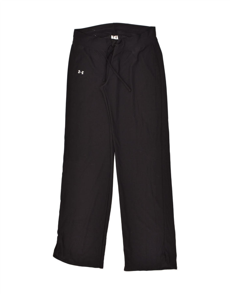 UNDER ARMOUR Womens Heat Gear Tracksuit Trousers UK 14 Medium Black | Vintage Under Armour | Thrift | Second-Hand Under Armour | Used Clothing | Messina Hembry 
