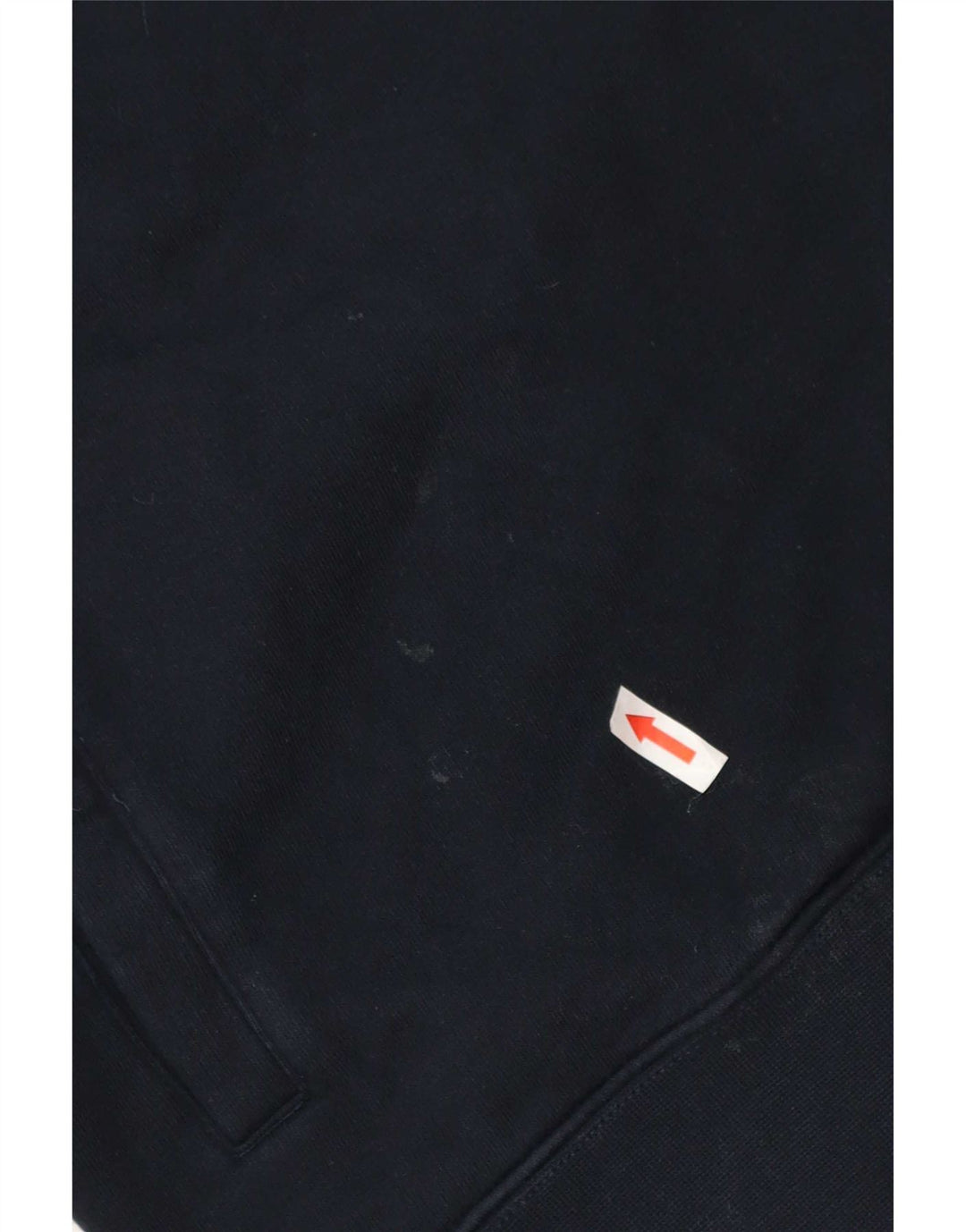 Marks & Spencer Mens Zip Neck Sweatshirt Jumper Medium Navy Blue Cotton