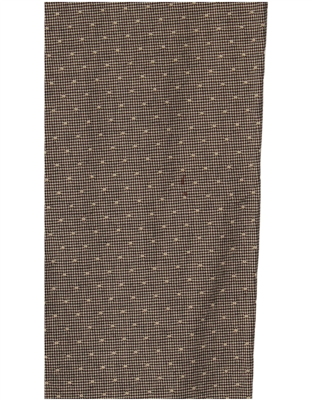 Dondup Mens Slim Chino Trousers W35 L30 Grey Houndstooth Cotton