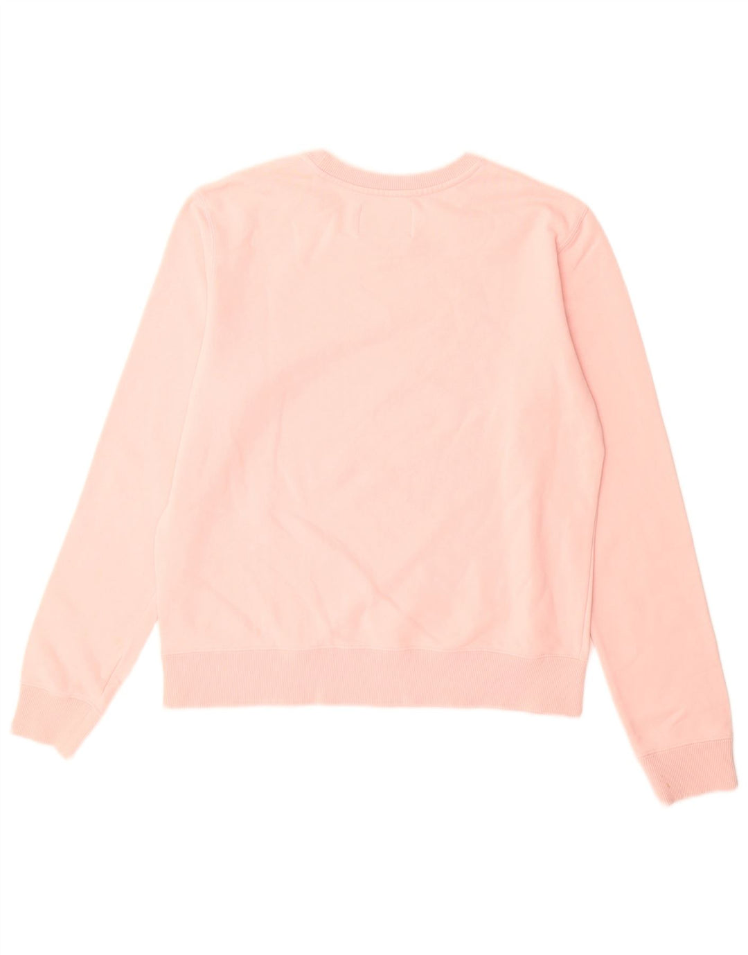 Calvin Klein Jeans Womens Graphic Sweatshirt Jumper UK 14 Medium Pink