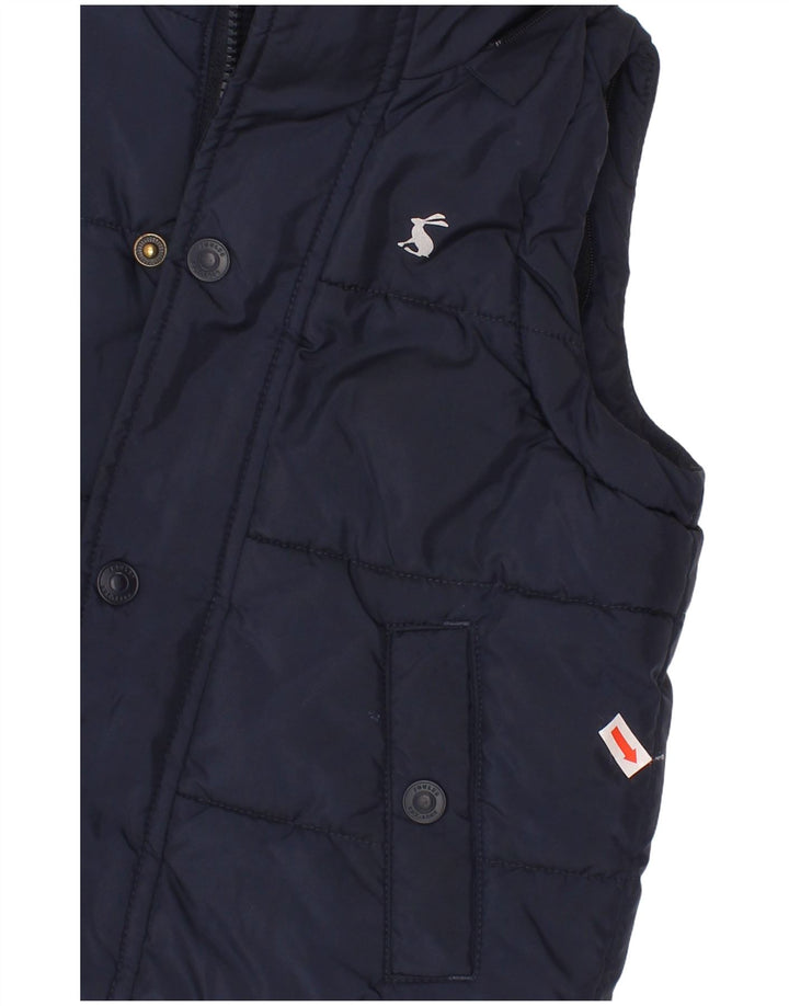 JOULES Baby Boys Padded Gilet 18-24 Months Navy Blue Polyester