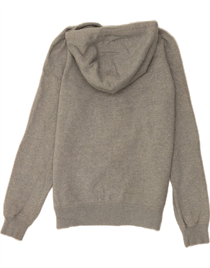 NIKE Womens Zip Hoodie Sweater UK 16 Large Grey Cotton Vintage Nike and Second-Hand Nike from Messina Hembry 