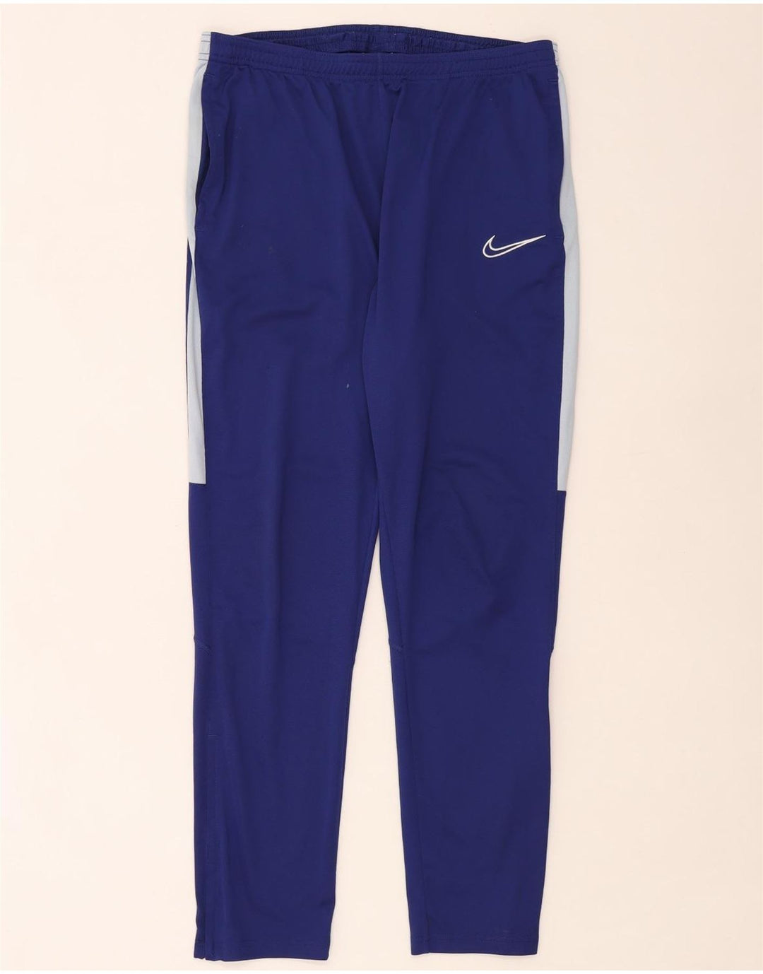 Nike Mens Tracksuit Trousers XL Blue Colourblock Polyester