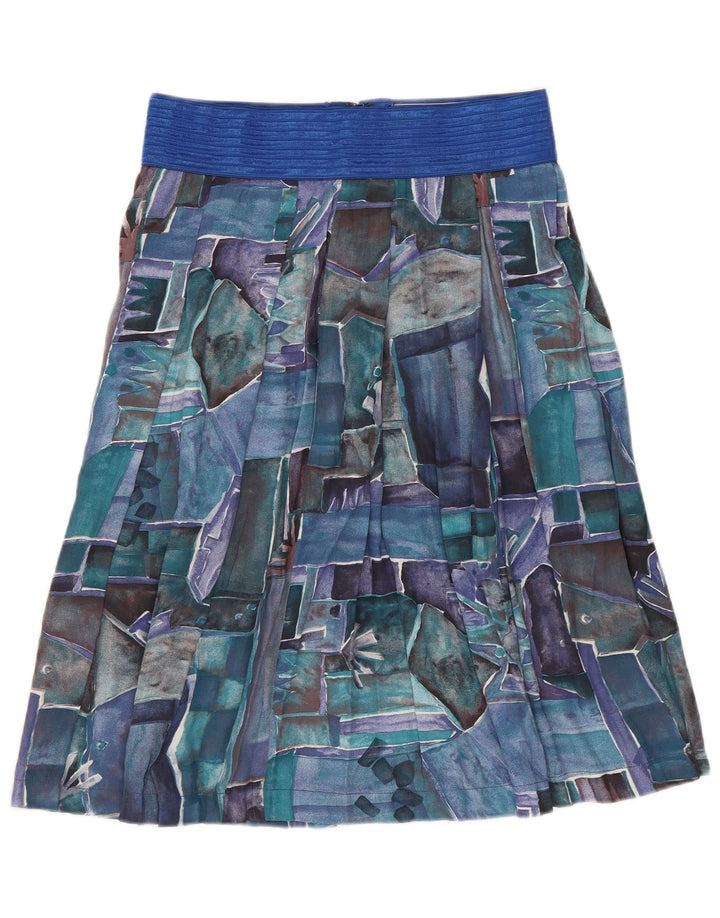 Vintage Womens A-Line Skirt W26 Small  Multicoloured Patchwork