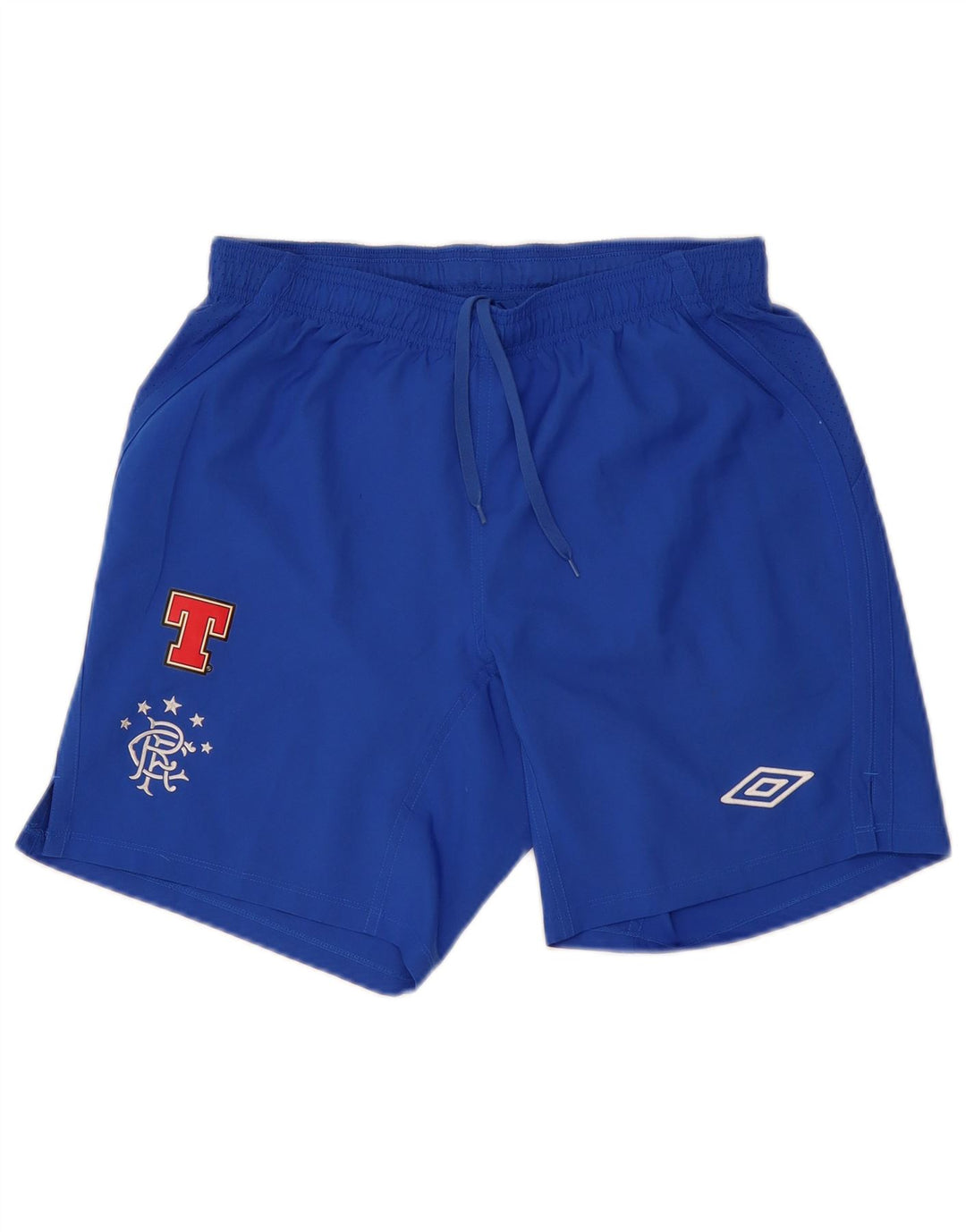 UMBRO Mens Graphic Sport Shorts Medium Blue Polyester