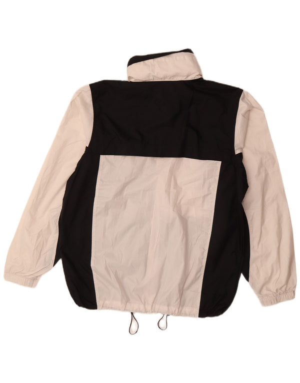 Columbia Mens Hooded Rain Jacket UK 38 Medium White Colourblock Polyester