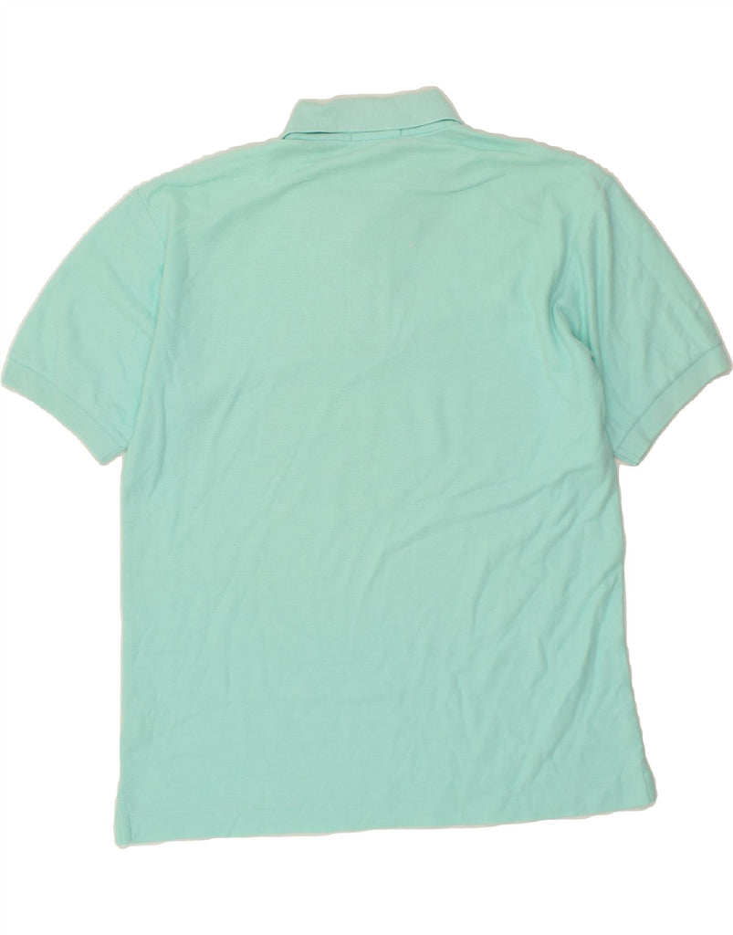 FILA Mens Polo Shirt IT 50 Medium Turquoise Cotton Vintage Fila and Second-Hand Fila from Messina Hembry 