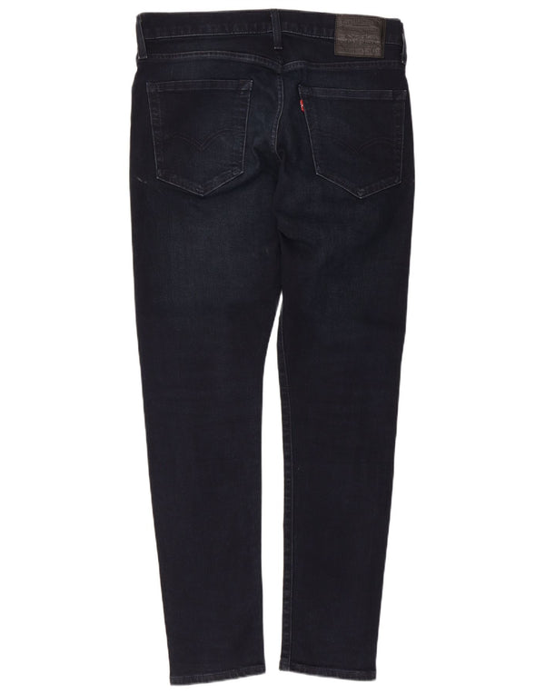 Levi's Womens Skinny Tapered Jeans W34 L30 Navy Blue Cotton