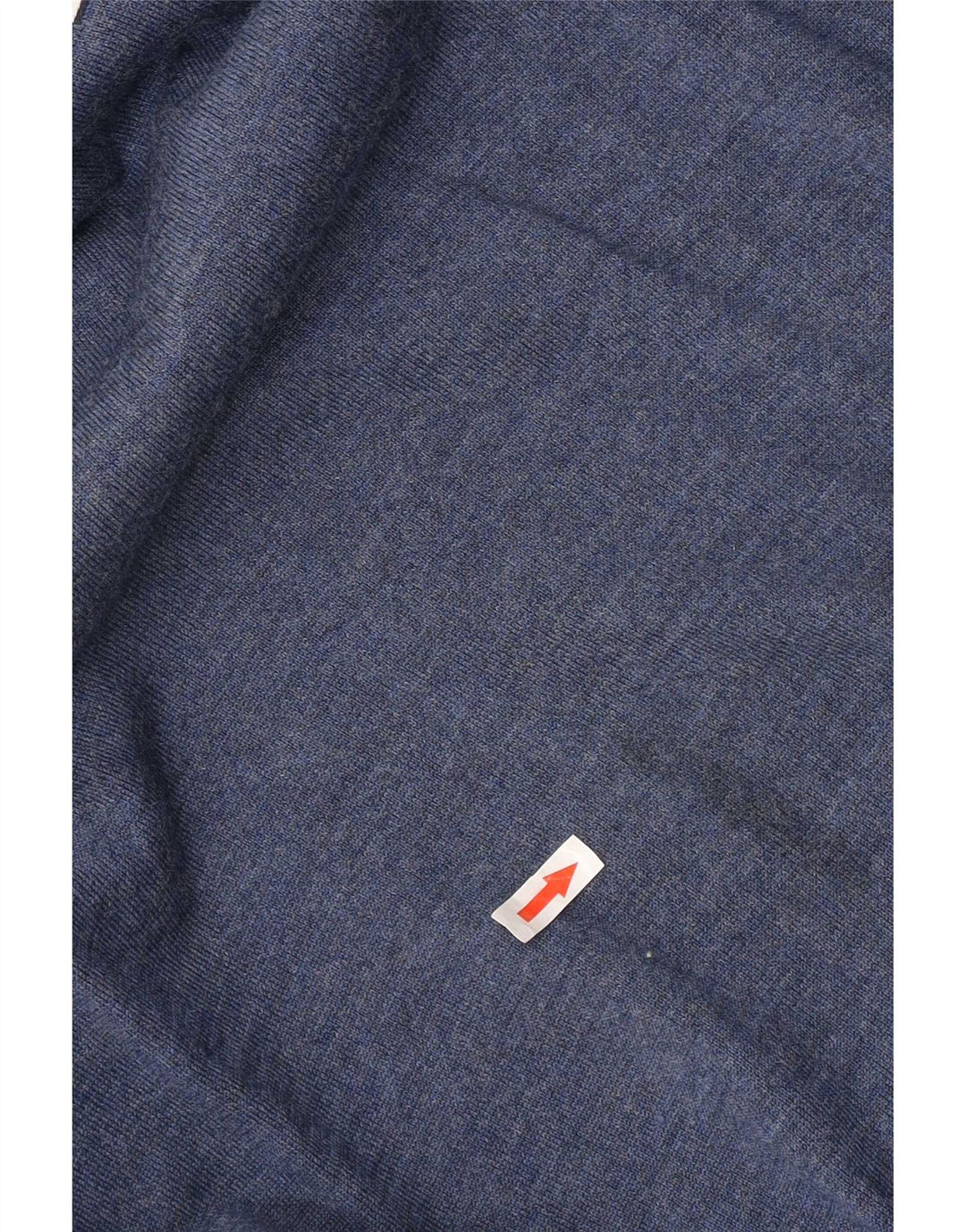 Tommy Hilfiger Mens V-Neck Jumper Sweater Medium Blue Merino Wool