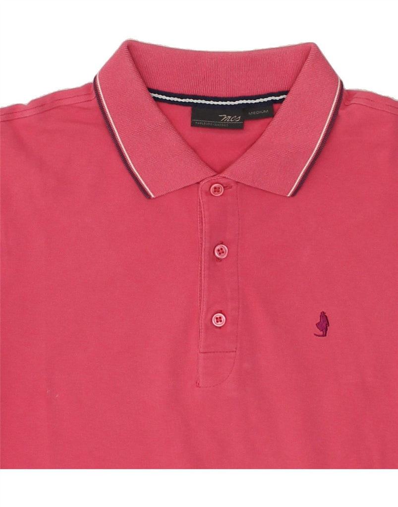 MARLBORO CLASSICS Mens Polo Shirt Medium Pink Cotton | Vintage Marlboro Classics | Thrift | Second-Hand Marlboro Classics | Used Clothing | Messina Hembry 
