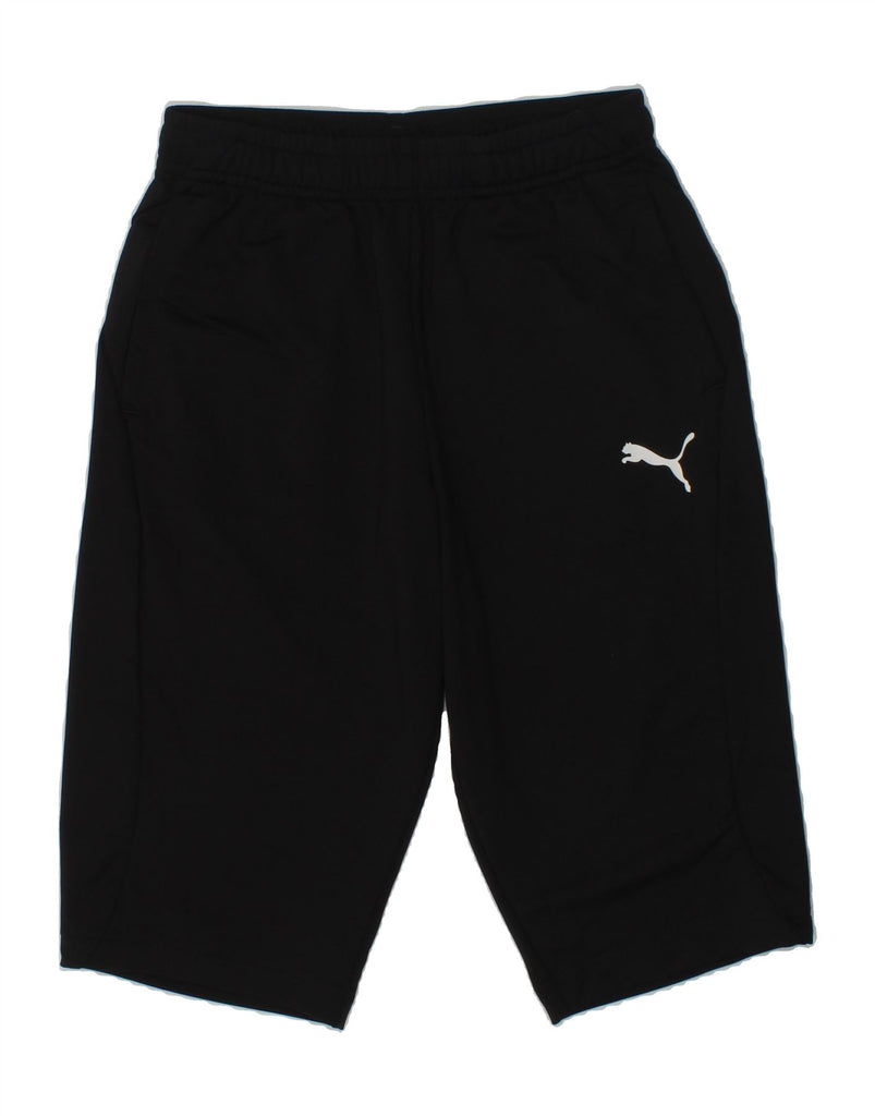 PUMA Boys Bermuda Sport Shorts 9-10 Years Black | Vintage Puma | Thrift | Second-Hand Puma | Used Clothing | Messina Hembry 