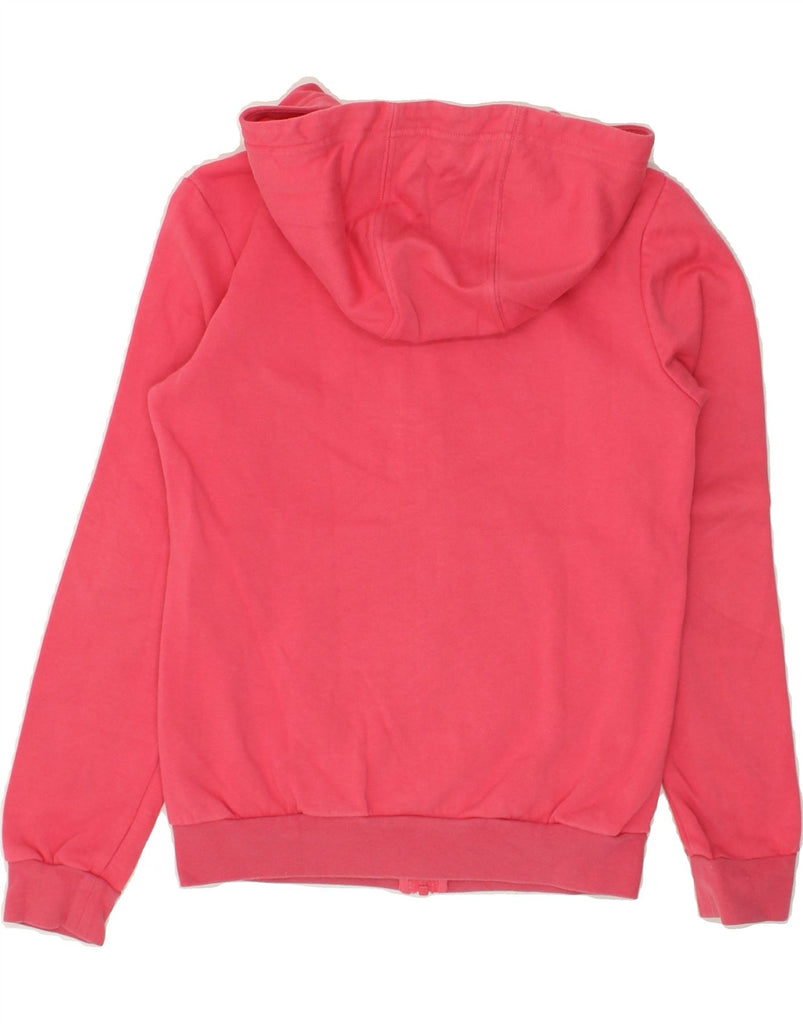 ADIDAS Girls Graphic Zip Hoodie Sweater 11-12 Years Pink Cotton | Vintage Adidas | Thrift | Second-Hand Adidas | Used Clothing | Messina Hembry 