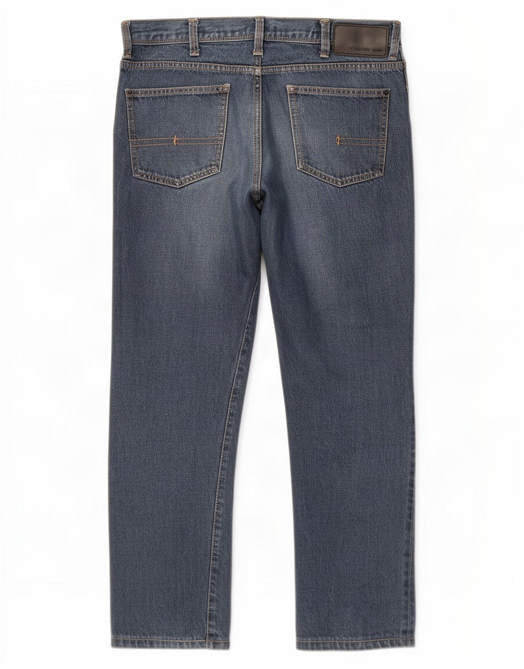 Calvin Klein Mens Straight Jeans W36 L29 Blue Cotton