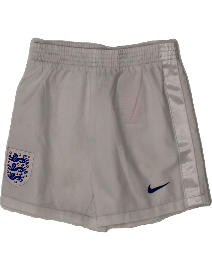 NIKE Baby Boys England Sport Shorts 12-18 Months  White Polyester Vintage Nike and Second-Hand Nike from Messina Hembry 