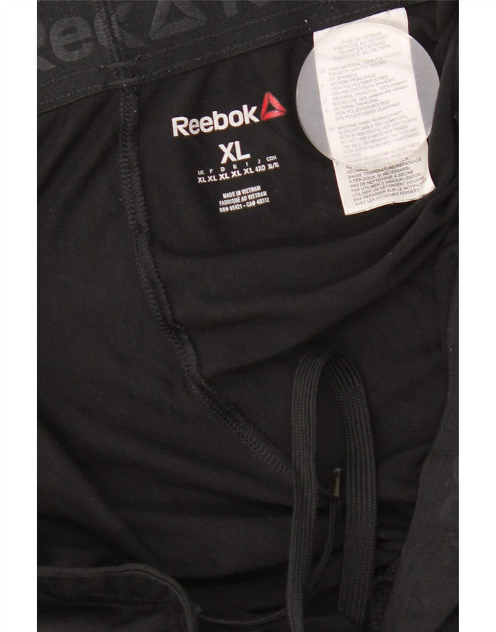 Reebok Mens Speedwick Tracksuit Trousers XL Black Polyester