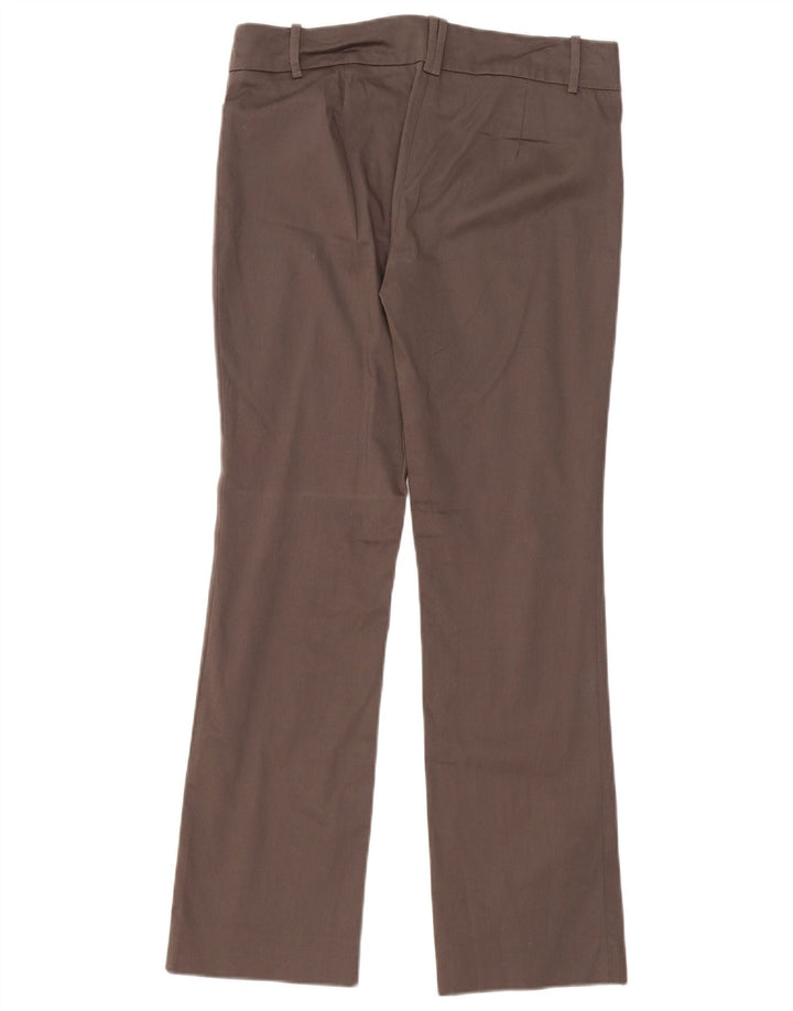 Zara Womens Bootcut Casual Trousers EU 40 Medium W30 L31 Grey Cotton