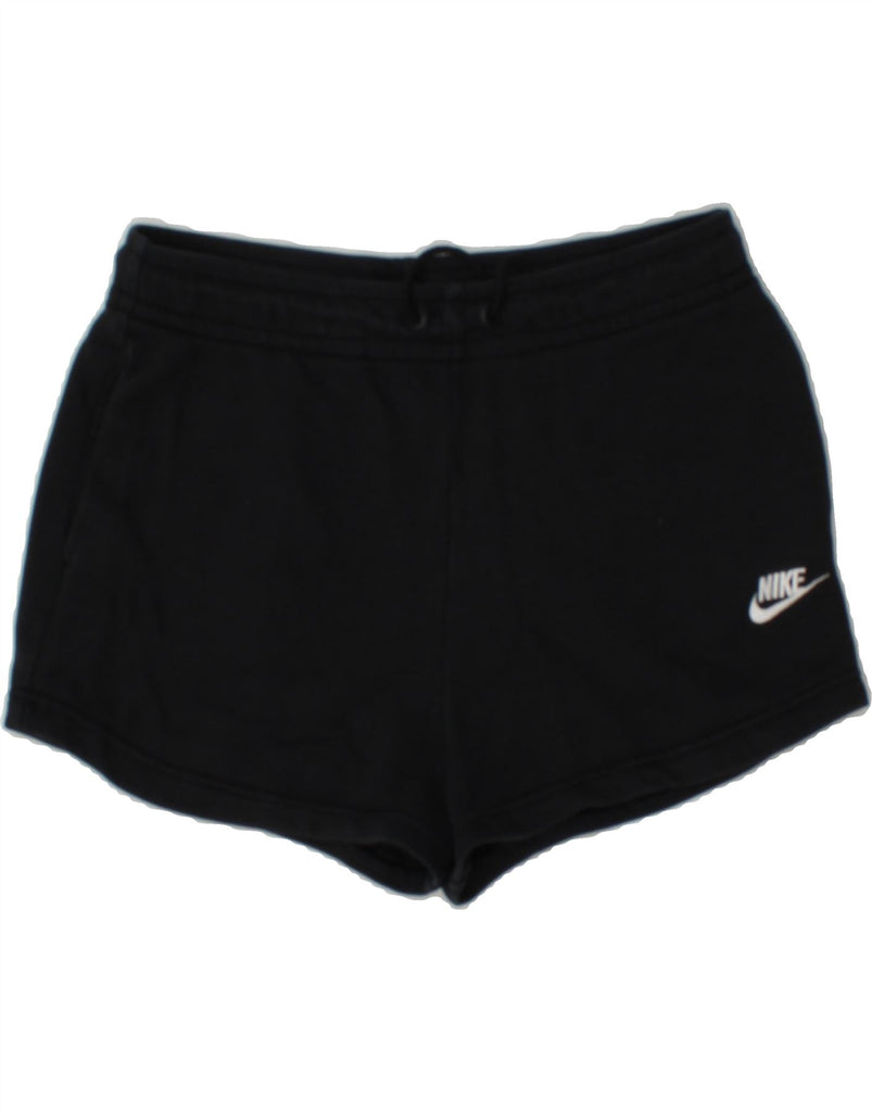 NIKE Womens Sport Shorts UK 10 Small  Black Cotton Vintage Nike and Second-Hand Nike from Messina Hembry 