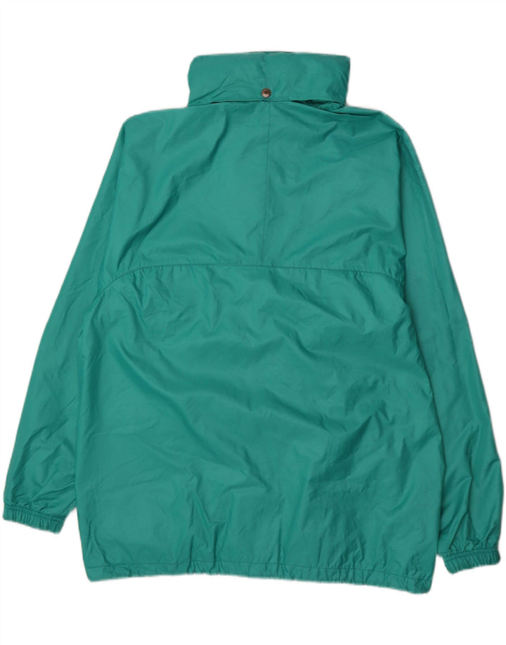 BAILO Mens Hooded Windbreaker Jacket UK 40 Large Green Polyamide Vintage Bailo and Second-Hand Bailo from Messina Hembry 