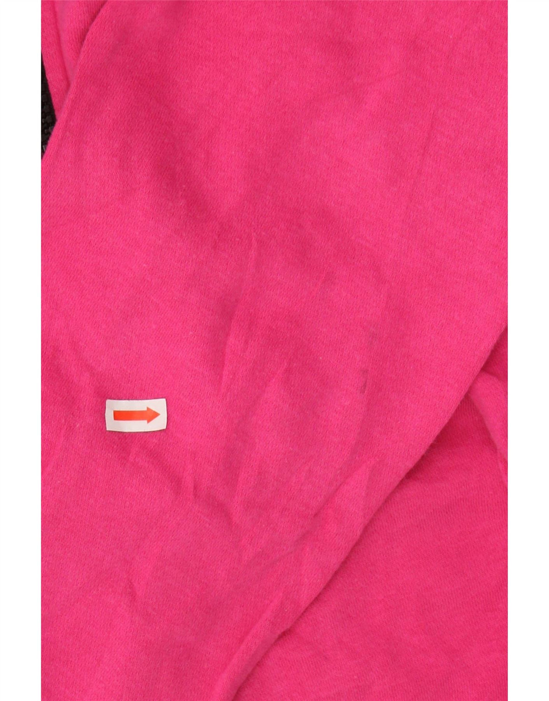 NIKE Womens Zip Hoodie Sweater UK 18 XL Pink Cotton