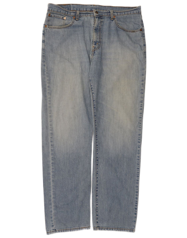 Levi's Mens Straight Jeans W38 L34 Blue Cotton