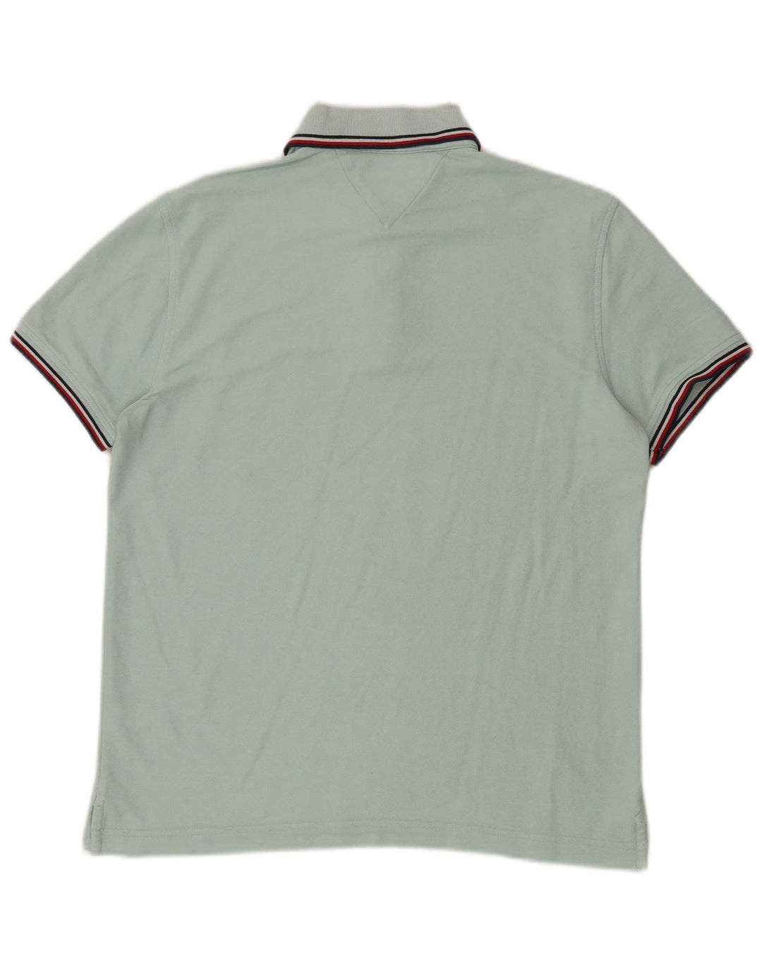Tommy Hilfiger Mens Regular Fit Polo Shirt Medium Turquoise Cotton