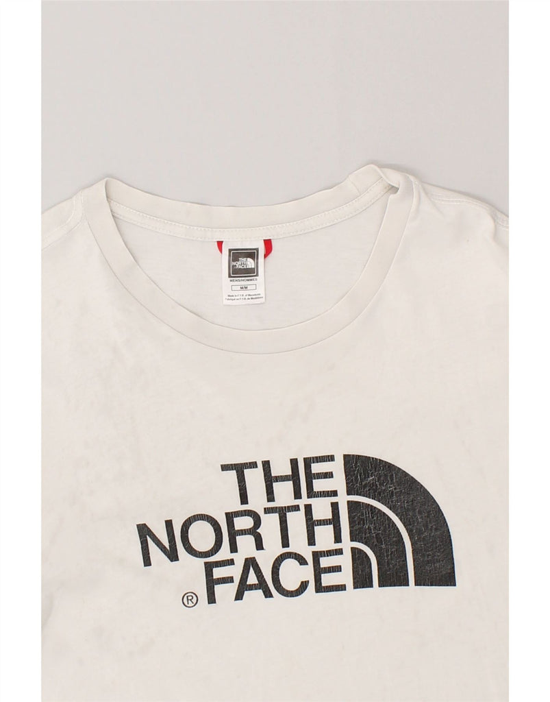 THE NORTH FACE Mens Graphic T-Shirt Top Medium White Cotton | Vintage The North Face | Thrift | Second-Hand The North Face | Used Clothing | Messina Hembry 