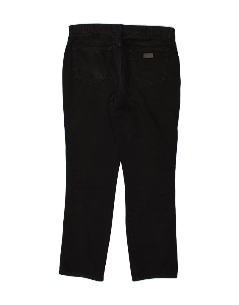 WRANGLER Mens Slim Jeans W38 L34 Black Cotton | Vintage Wrangler | Thrift | Second-Hand Wrangler | Used Clothing | Messina Hembry 