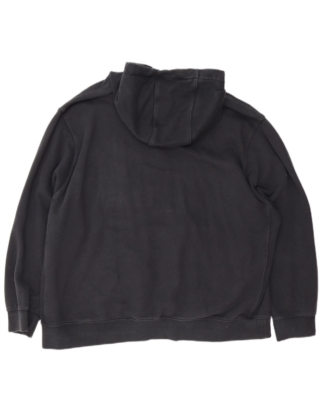 Nike Mens Hoodie Jumper 3XL Black Cotton