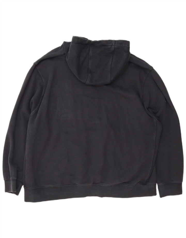 Nike Mens Hoodie Jumper 3XL Black Cotton