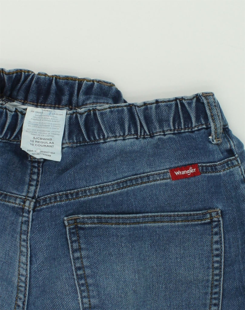 WRANGLER Girls Straight Jeans 9-10 Years W24 L23 Blue Cotton | Vintage Wrangler | Thrift | Second-Hand Wrangler | Used Clothing | Messina Hembry 