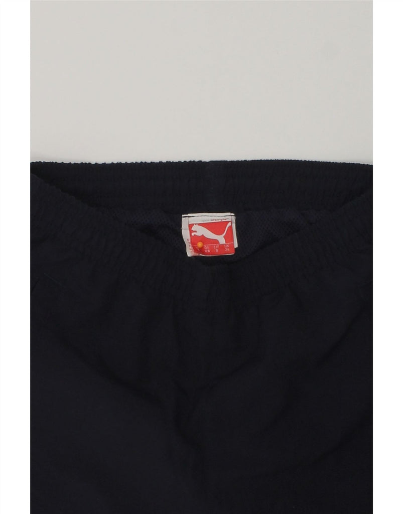 PUMA Boys Sport Shorts 7-8 Years Navy Blue | Vintage Puma | Thrift | Second-Hand Puma | Used Clothing | Messina Hembry 