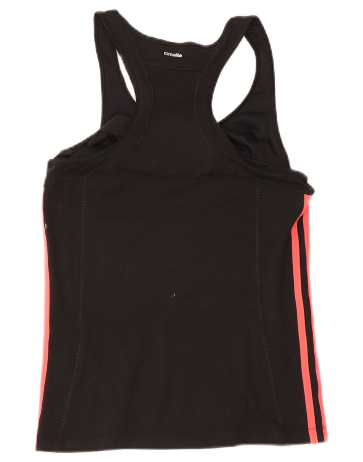 Adidas Womens Climalite Vest Top UK 10 Small Black Polyester