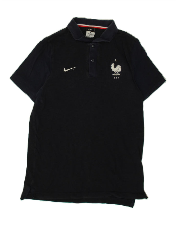 NIKE Boys Polo Shirt 15-16 Years Medium Navy Blue Cotton Vintage Nike and Second-Hand Nike from Messina Hembry 