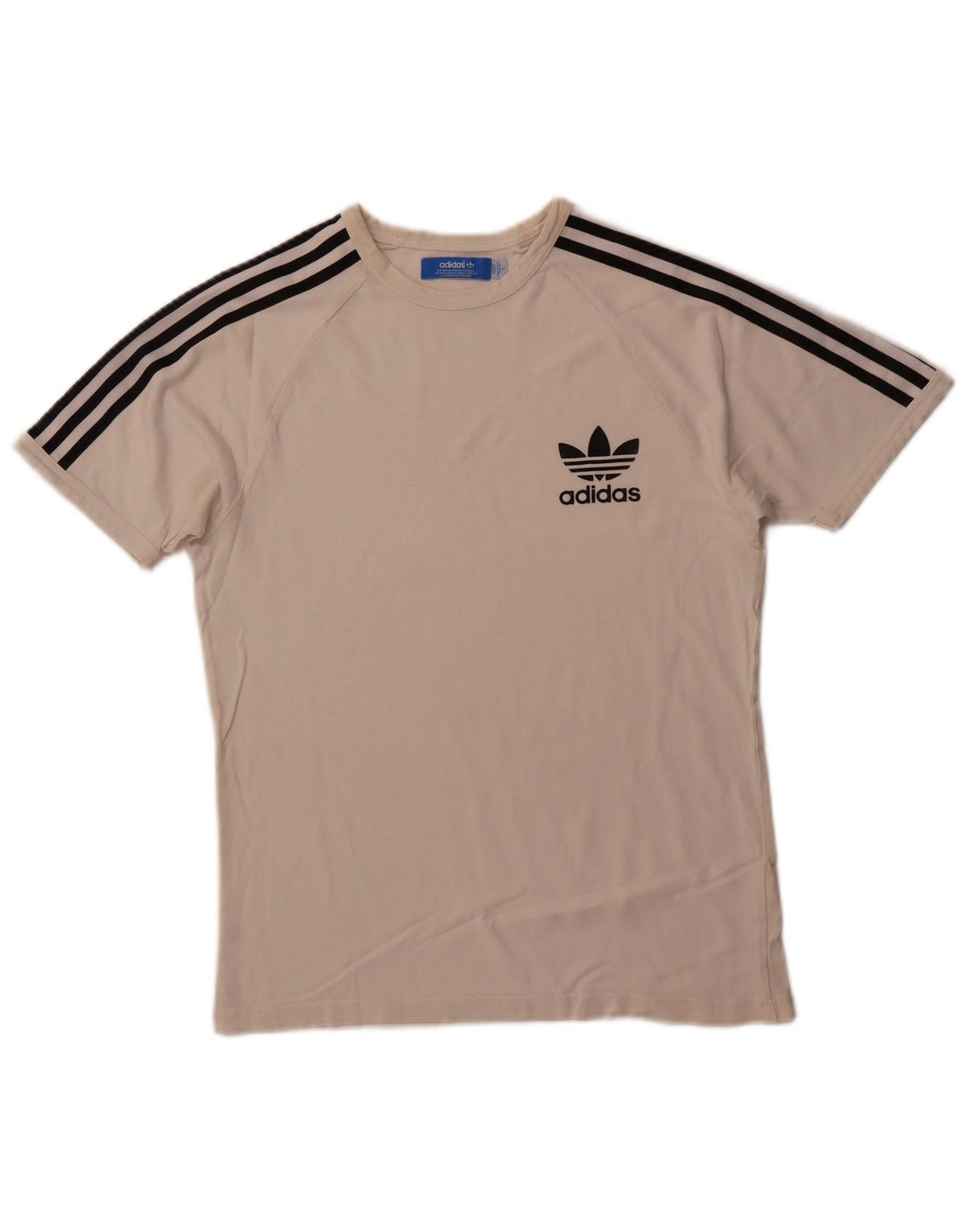 ADIDAS Mens T-Shirt Top Small White