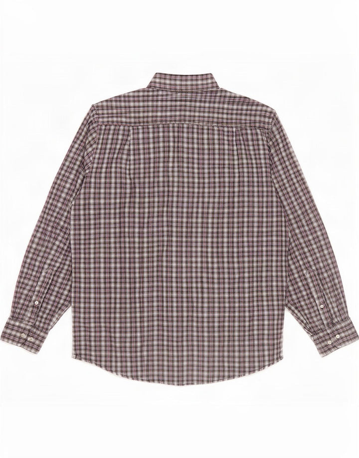 Rosengarten Mens Flannel Shirt Size 41/42 Large Multicoloured Check Cotton