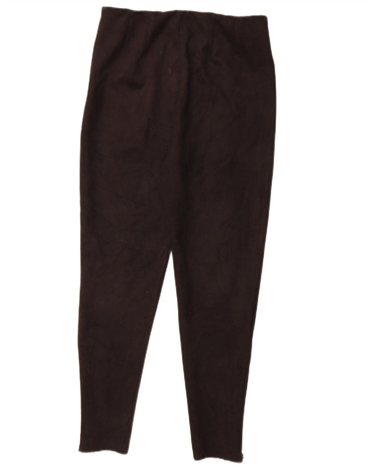 Zara Womens Leggings UK 14 Large  Black Polyester