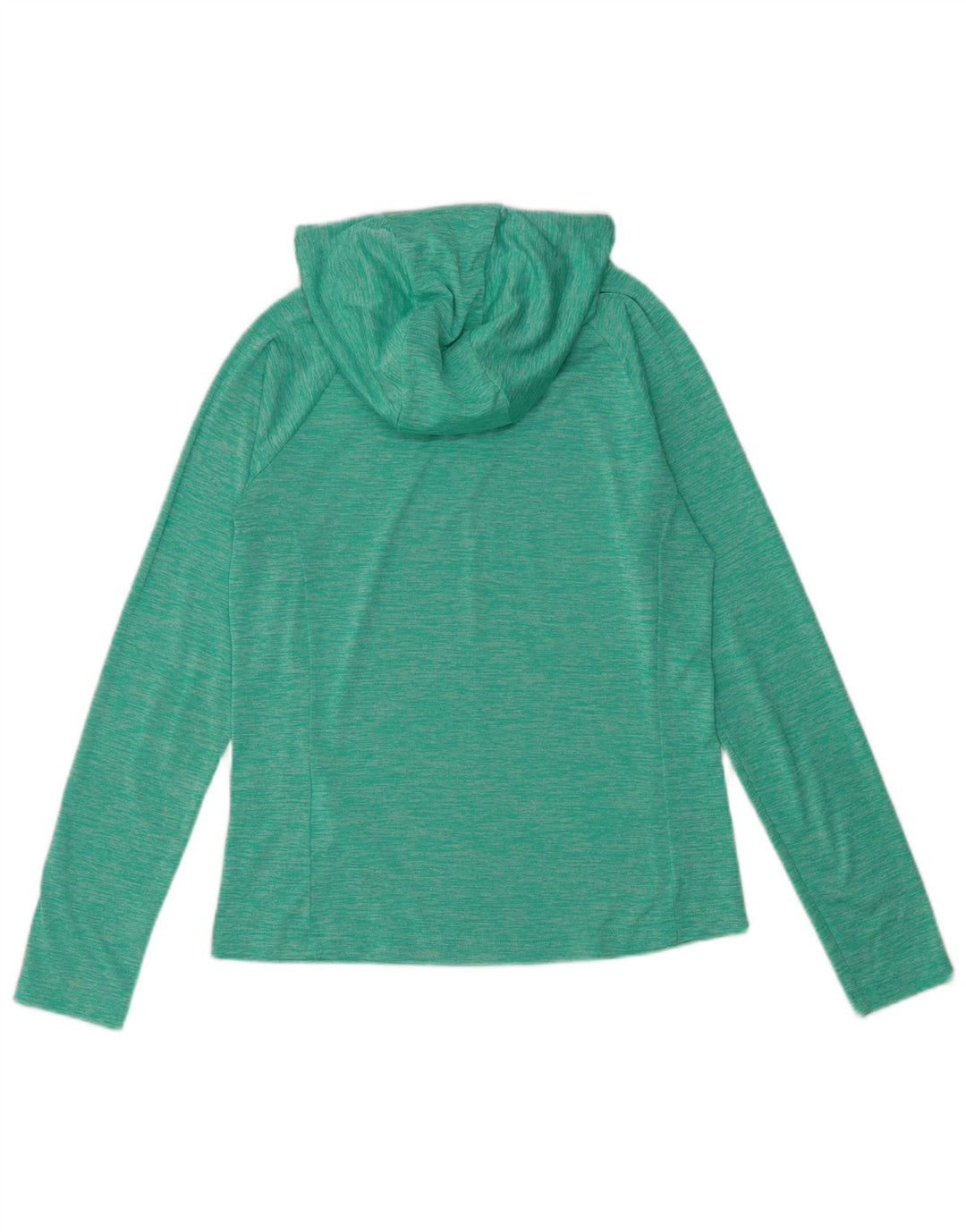 Under Armour Womens Heat Gear Top Long Sleeve UK 6 XS Green Polyester