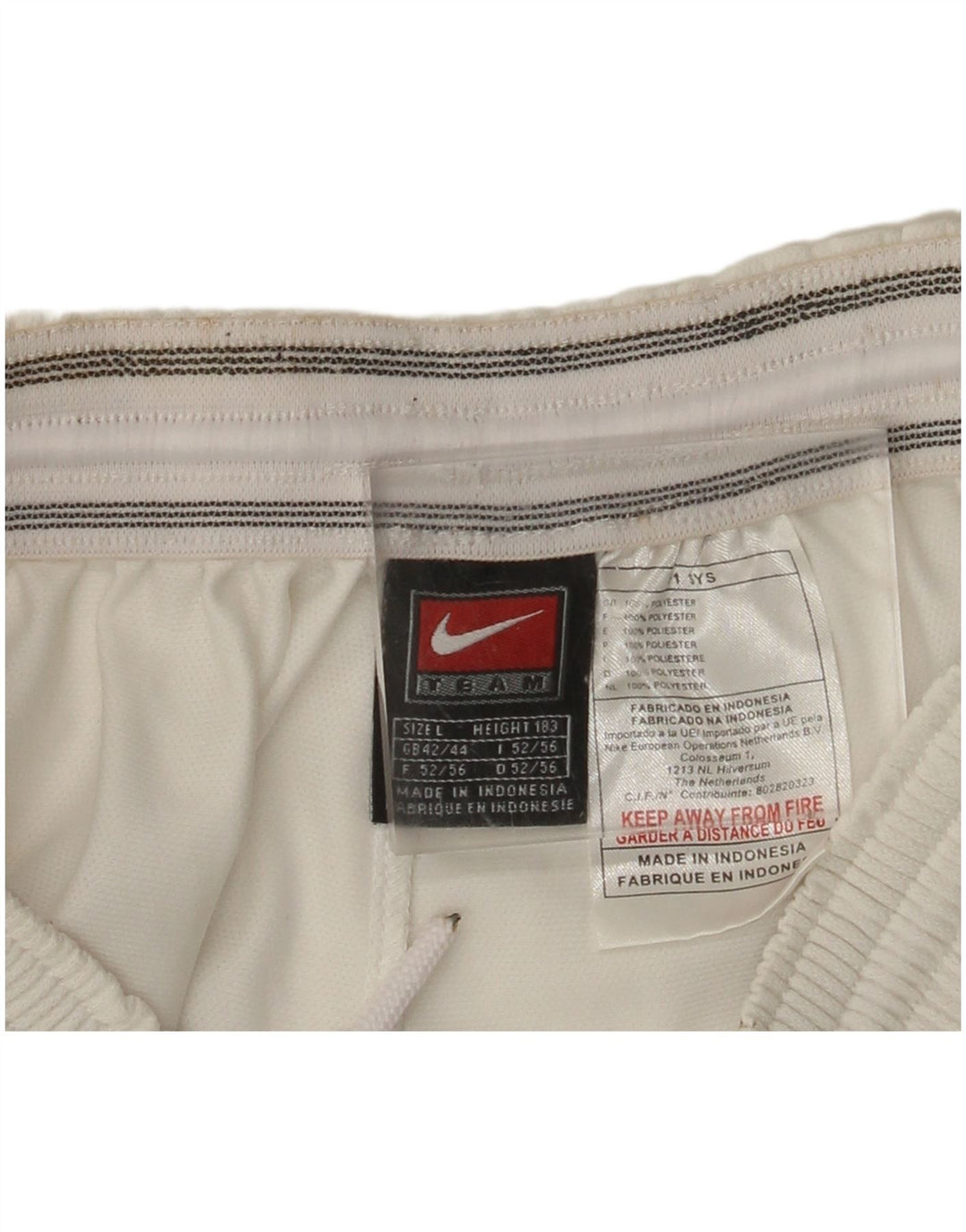 Nike Mens Sport Shorts UK 42/44 Large  White Polyester