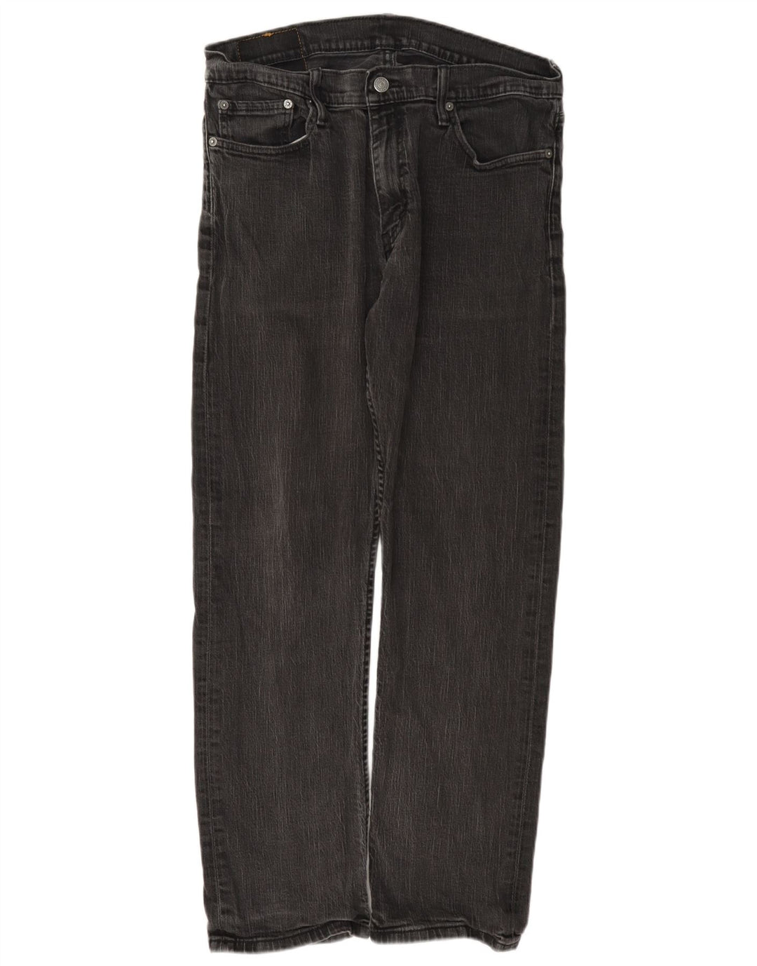 Levi's Mens 514 Straight Jeans W36 L32 Grey Cotton