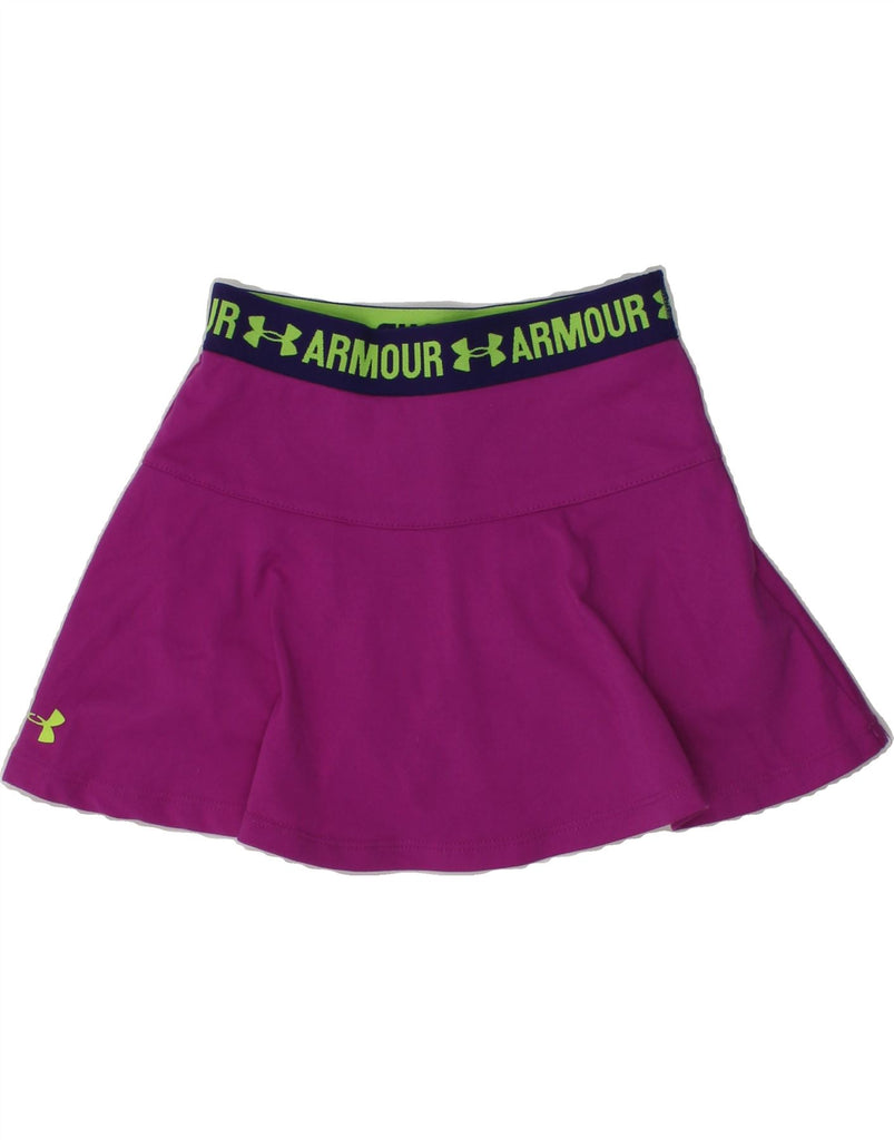 UNDER ARMOUR Girls Graphic Skort 3-4 Years Purple Polyester | Vintage Under Armour | Thrift | Second-Hand Under Armour | Used Clothing | Messina Hembry 