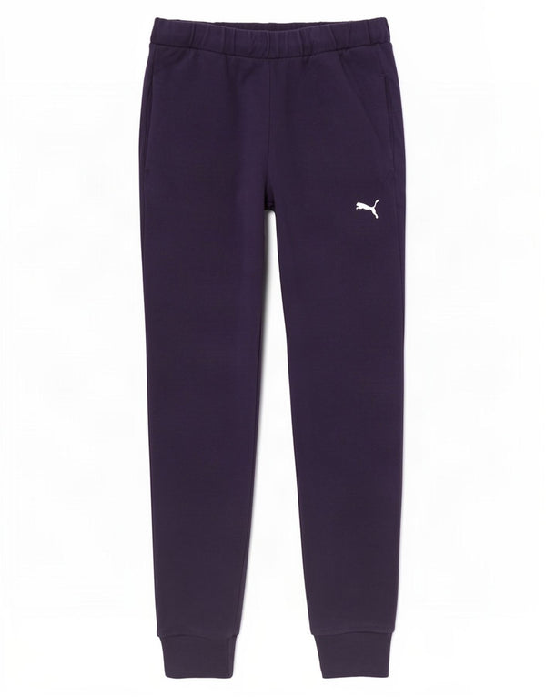 Puma Mens Tracksuit Trousers Joggers Medium Navy Blue Cotton