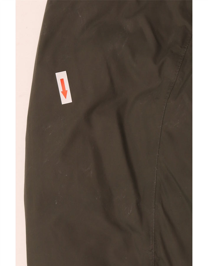 K-Way Mens Hooded Reversible Padded Jacket UK 38 Medium Green Polyamide