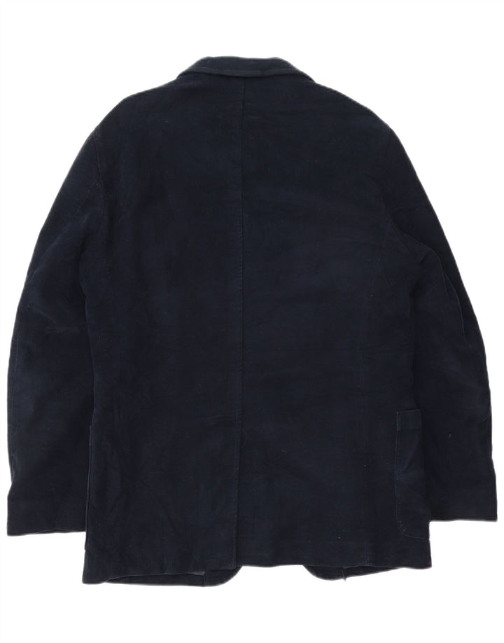 Woolrich Mens 3 Button Blazer Jacket UK 38 Medium Navy Blue Classic