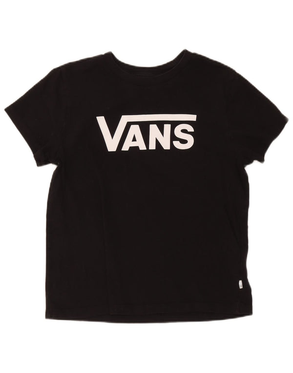Vans Womens Graphic T-Shirt Top UK 16 Large Black Cotton
